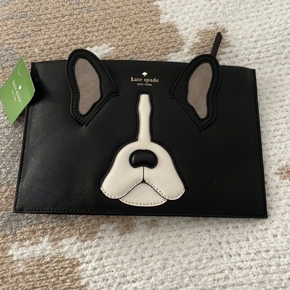 NWT Kate Spade ma Cherie French bulldog cross body bag